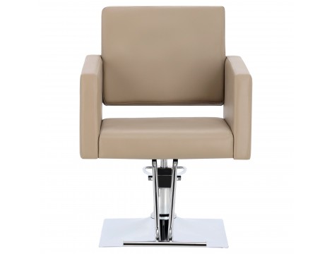 Fotel fryzjerski Atina hydrauliczny obrotowy do salonu fryzjerskiego podnóżek chromowany krzesło fryzjerskie - 5