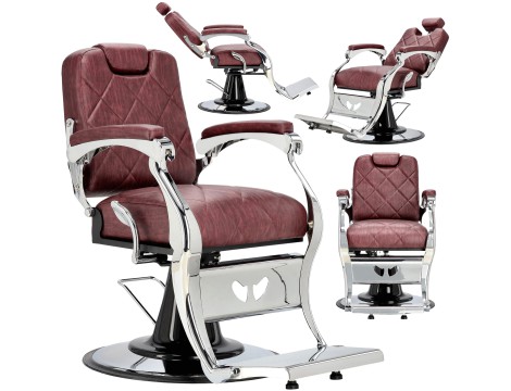 Fotel fryzjerski barberski hydrauliczny do salonu fryzjerskiego barber shop Dion Barberking