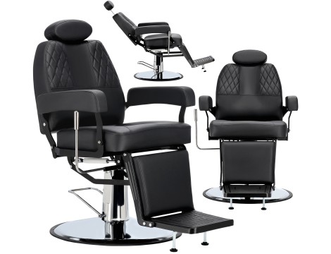 Fotel fryzjerski barberski hydrauliczny do salonu fryzjerskiego barber shop Nestor Barberking w 24H
