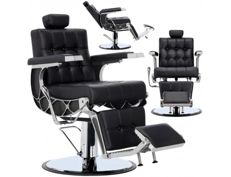 Fotel fryzjerski barberski hydrauliczny do salonu fryzjerskiego barber shop Aretys Barberking