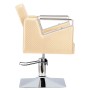 Fotel fryzjerski Tomas hydrauliczny obrotowy do salonu fryzjerskiego podnóżek chromowany krzesło fryzjerskie - 5