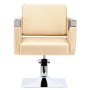 Fotel fryzjerski Tomas hydrauliczny obrotowy do salonu fryzjerskiego podnóżek chromowany krzesło fryzjerskie - 4