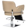 Fotel fryzjerski Austin hydrauliczny obrotowy do salonu fryzjerskiego podnóżek chromowany krzesło fryzjerskie - 4