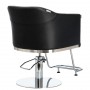 Fotel fryzjerski Lincoln hydrauliczny obrotowy do salonu fryzjerskiego podnóżek chromowany krzesło fryzjerskie - 4