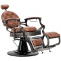 Fotel fryzjerski barberski hydrauliczny do salonu fryzjerskiego barber shop Logan Brown Gungrey Barberking - 2