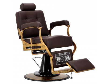 Fotel fryzjerski barberski hydrauliczny do salonu fryzjerskiego barber shop Taurus Barberking - 2
