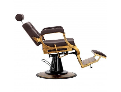 Fotel fryzjerski barberski hydrauliczny do salonu fryzjerskiego barber shop Taurus Barberking - 5