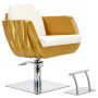 Fotel fryzjerski Amir hydrauliczny obrotowy do salonu fryzjerskiego podnóżek chromowany krzesło fryzjerskie - 2