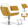 Fotel fryzjerski Amir hydrauliczny obrotowy do salonu fryzjerskiego podnóżek chromowany krzesło fryzjerskie