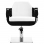 Fotel fryzjerski Amir hydrauliczny obrotowy do salonu fryzjerskiego podnóżek chromowany krzesło fryzjerskie - 5