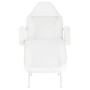 Fotel kosmetyczny klasyczny z kuwetami leżanka SPA biały - 3
