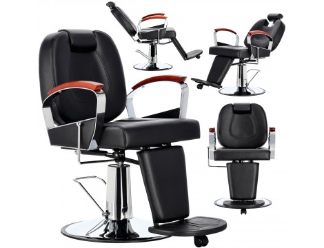 Fotel fryzjerski barberski hydrauliczny do salonu fryzjerskiego barber shop Carson barberking w 24H