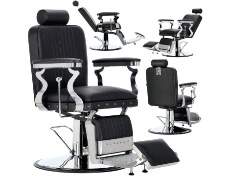 Fotel fryzjerski barberski hydrauliczny do salonu fryzjerskiego barber shop Alexander Barberking
