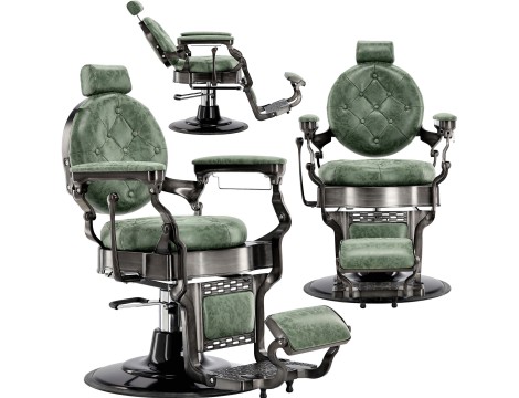 Fotel fryzjerski barberski hydrauliczny do salonu fryzjerskiego barber shop Francisco Barberking