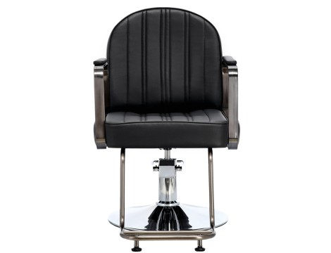 Fotel fryzjerski Drake hydrauliczny obrotowy do salonu fryzjerskiego podnóżek chromowany krzesło fryzjerskie - 5