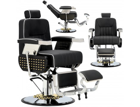 Fotel fryzjerski barberski hydrauliczny do salonu fryzjerskiego barber shop Ezekiel Barberking