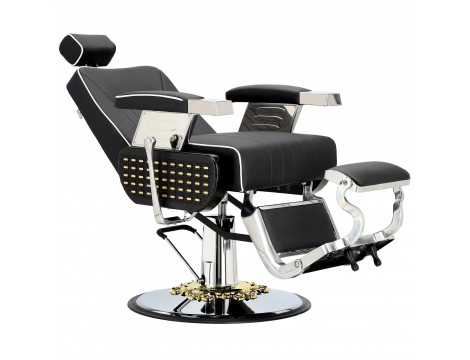 Fotel fryzjerski barberski hydrauliczny do salonu fryzjerskiego barber shop Ezekiel Barberking - 6