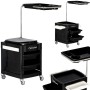 Pomocnik fryzjerski wózek stolik na kółkach do farbowania X23 do salonu kosmetycznego szafka z szufladami