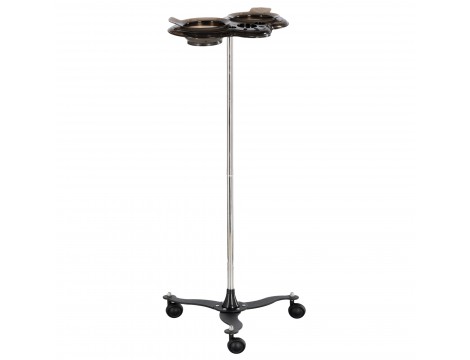 Pomocnik fryzjerski wózek stolik na kółkach do farbowania T0150-1 do salonu kosmetycznego stolik na statywie - 2