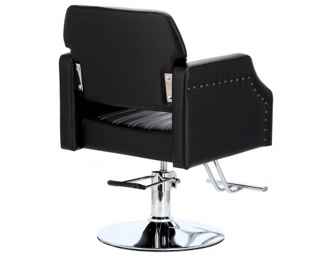 Fotel fryzjerski Dominic hydrauliczny obrotowy podnóżek do salonu fryzjerskiego krzesło fryzjerskie - 4