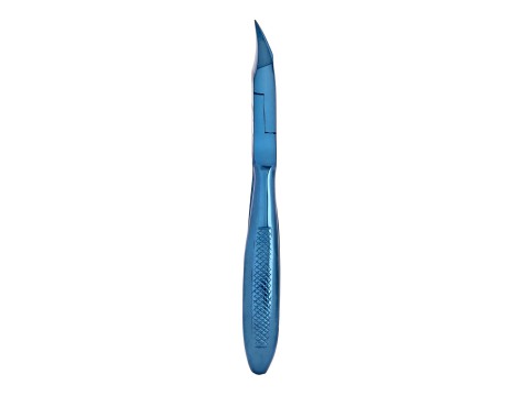 Cążki do skórek paznokci obcinaczki nożyczki kosmetyczne manicure gabinet SPA niebieskie - 5