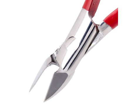 Cążki do skórek paznokci obcinaczki nożyczki kosmetyczne manicure gabinet SPA czerwone - 7