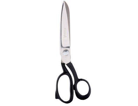 Nożyce nożyczki krawieckie tradycyjne do cięcia tkanin duże uniwersalne czarne - 3