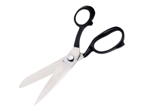 Nożyce nożyczki krawieckie tradycyjne do cięcia tkanin duże uniwersalne czarne - 2