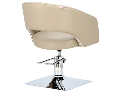 Fotel fryzjerski Greta hydrauliczny obrotowy do salonu fryzjerskiego podnóżek chromowany krzesło fryzjerskie - 5