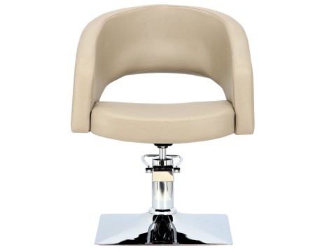 Fotel fryzjerski Greta hydrauliczny obrotowy do salonu fryzjerskiego podnóżek chromowany krzesło fryzjerskie - 3