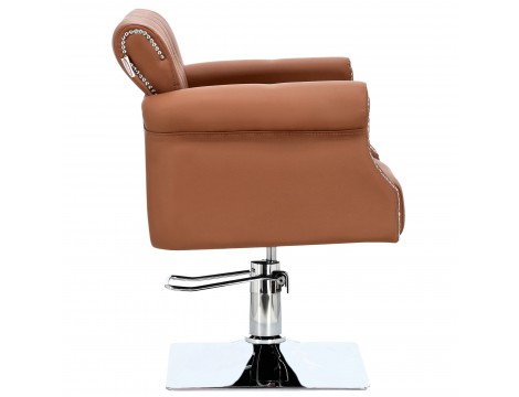 Zestaw myjnia fryzjerska Kiva i 2x fotel fryzjerski hydrauliczny obrotowy do salonu fryzjerskiego myjka ruchoma misa ceramiczna armatura bateria słuchawka - 3