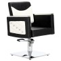 Fotel fryzjerski Eve hydrauliczny obrotowy do salonu fryzjerskiego podnóżek chromowany krzesło fryzjerskie