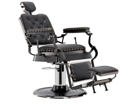 Fotel fryzjerski barberski hydrauliczny do salonu fryzjerskiego barber shop Leonardo Barberking w 24H produkt złożony - 3
