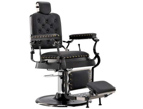 Fotel fryzjerski barberski hydrauliczny do salonu fryzjerskiego barber shop Leonardo Barberking w 24H produkt złożony - 2