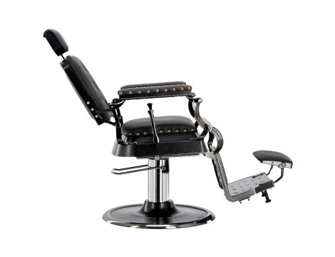 Fotel fryzjerski barberski hydrauliczny do salonu fryzjerskiego barber shop Leonardo Barberking w 24H produkt złożony - 5
