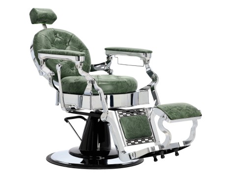 Fotel fryzjerski barberski hydrauliczny do salonu fryzjerskiego barber shop Logan Barberking w 24H produkt złożony - 3