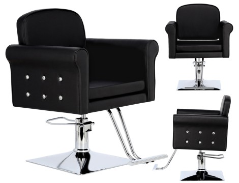 Fotel fryzjerski Milo hydrauliczny obrotowy do salonu fryzjerskiego podnóżek krzesło fryzjerskie