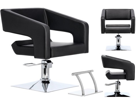 Fotel fryzjerski Hana hydrauliczny obrotowy do salonu fryzjerskiego podnóżek krzesło fryzjerskie