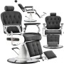 Fotel fryzjerski barberski hydrauliczny do salonu fryzjerskiego barber shop Diodor Barberking produkt złożony