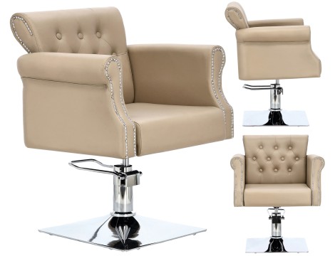 Fotel fryzjerski Kiva hydrauliczny obrotowy do salonu fryzjerskiego krzesło fryzjerskie