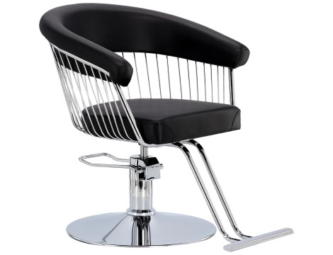 Fotel fryzjerski Zoe hydrauliczny obrotowy do salonu fryzjerskiego podnóżek krzesło fryzjerskie - 2