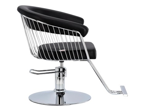 Fotel fryzjerski Zoe hydrauliczny obrotowy do salonu fryzjerskiego podnóżek krzesło fryzjerskie - 3