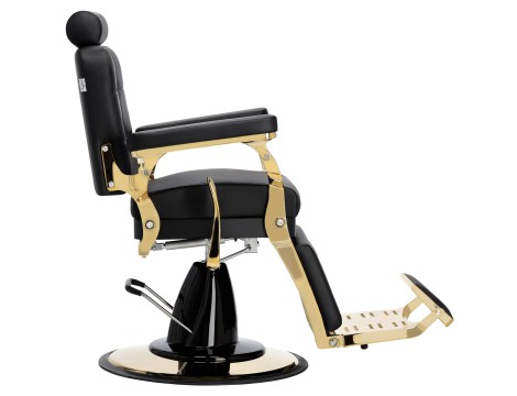 Fotel fryzjerski barberski hydrauliczny do salonu fryzjerskiego barber shop Kostas Barberking w 24H produkt złożony - 3