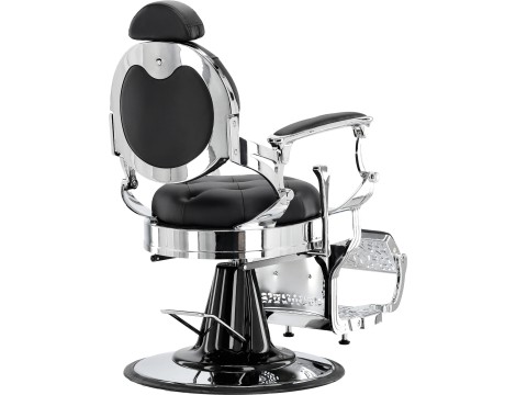 Fotel fryzjerski barberski hydrauliczny do salonu fryzjerskiego barber shop Logan Barberking produkt złożony - 7