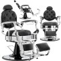 Fotel fryzjerski barberski hydrauliczny do salonu fryzjerskiego barber shop Logan Barberking produkt złożony