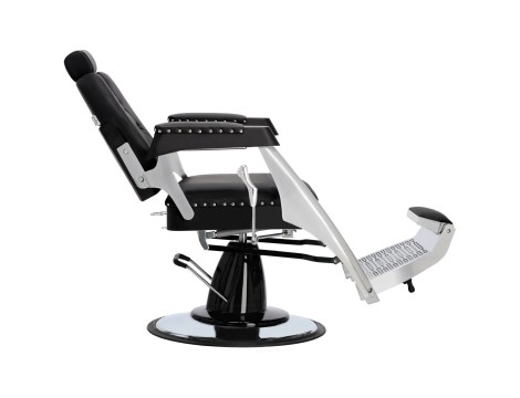 Fotel fryzjerski barberski hydrauliczny do salonu fryzjerskiego barber shop Helios barberking w 24H produkt złożony - 6
