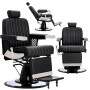 Fotel fryzjerski barberski hydrauliczny do salonu fryzjerskiego barber shop Jason barberking w 24H produkt złożony