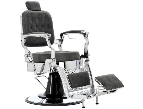 Fotel fryzjerski barberski hydrauliczny do salonu fryzjerskiego barber shop Lesos Barberking produkt złożony - 2
