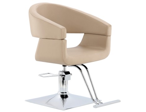 Fotel fryzjerski Coco hydrauliczny obrotowy do salonu fryzjerskiego podnóżek krzesło fryzjerskie - 2