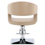 Fotel fryzjerski Coco hydrauliczny obrotowy do salonu fryzjerskiego podnóżek krzesło fryzjerskie - 4